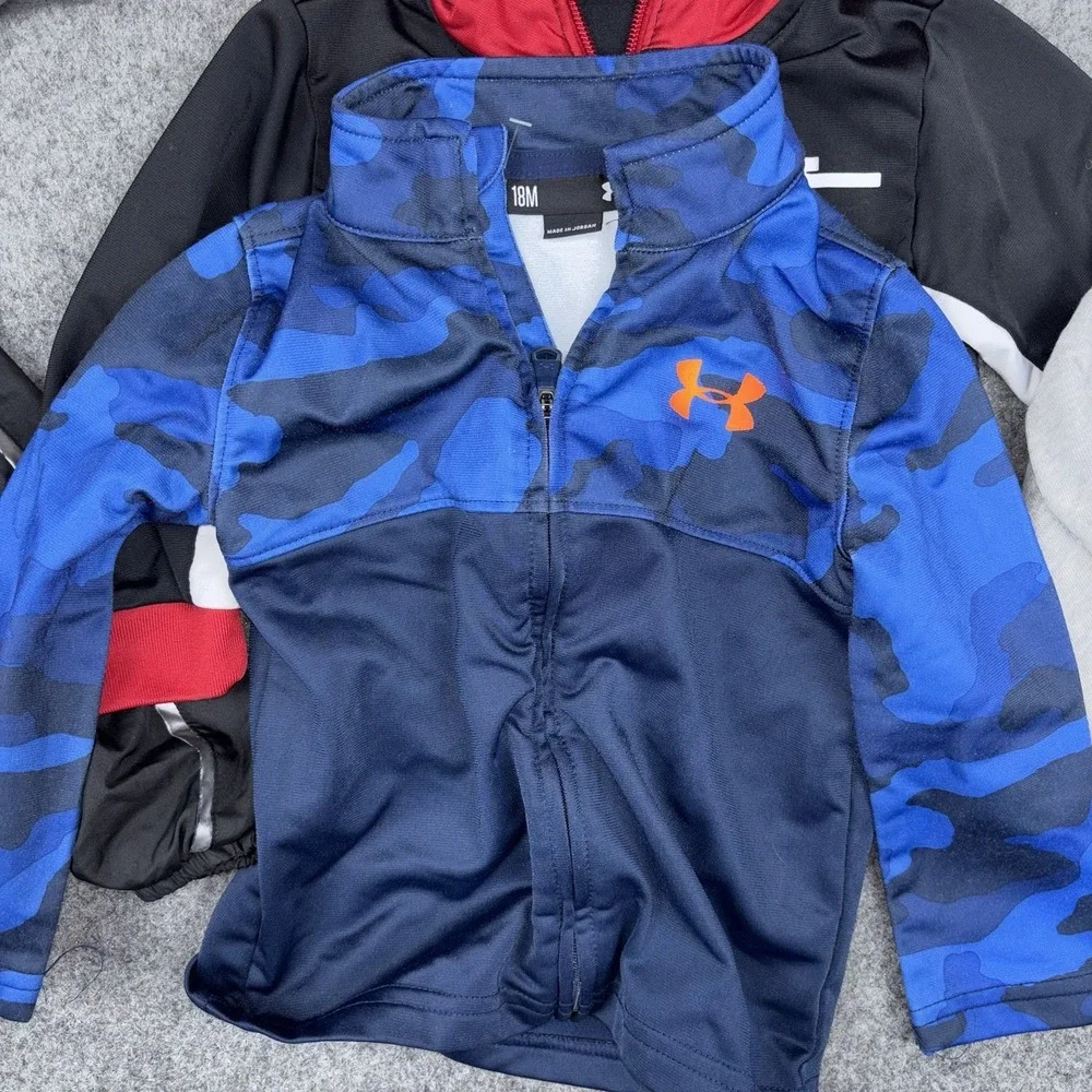 Boys 18M Jackets Hoodies Lot Of 16 Jordan Under Armour Ralph Lauren Winter Coat